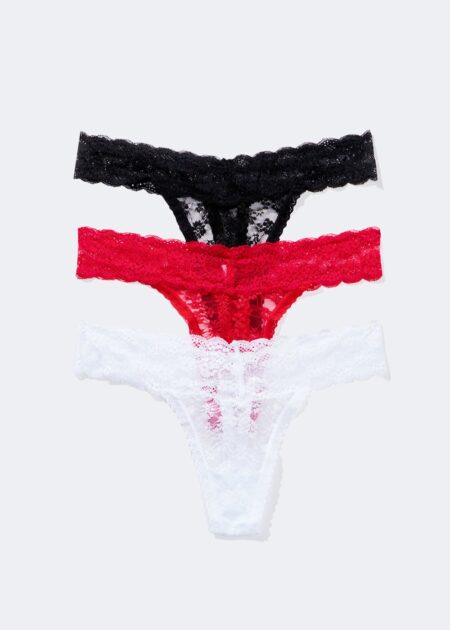 3 Pack Lace French Knickers - Matalan