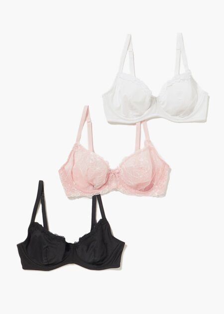 NEXT Georgie Non Padded Full Cup Bras Two Pack Black/Nude Women Bras